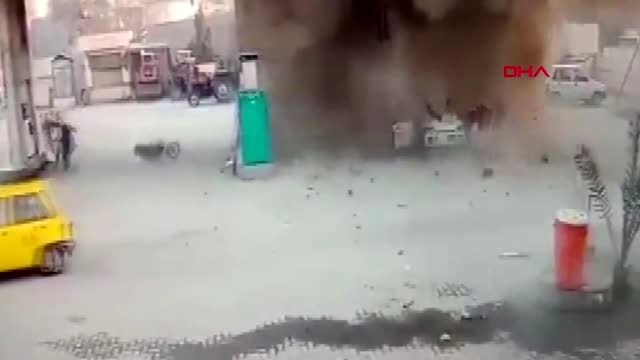 Akaryakıt istasyonunda 2 kişinin öldüğü patlama kamerada