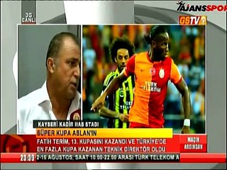 Fatih Terim Süper Kupa maçı sonrası konuştu!
