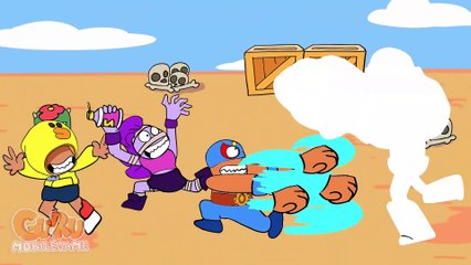 Brawl Stars Animation #29 - Leon x EMZ Restore Robot