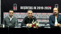 Spor beşiktaş başkanı ahmet nur çebi basın toplantısında konuştu - 1