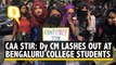 ‘Who Gave You the Right?’: Dy CM to B’luru Students Opposing CAA