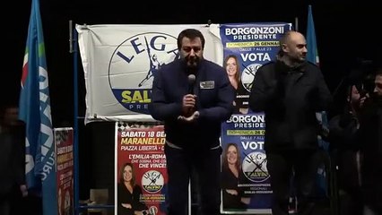Salvini da Scandiano (RE), non ci si ferma! (09.01.20)