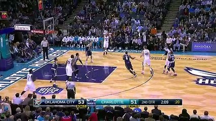 Oklahoma City Thunder 110-103 Charlotte Hornets