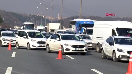 İstanbul-ümraniye tem otoyolunda feci kaza