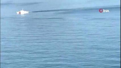 Kayıp 3 kişiyi arama çalışmaları drone ile görüntülendi