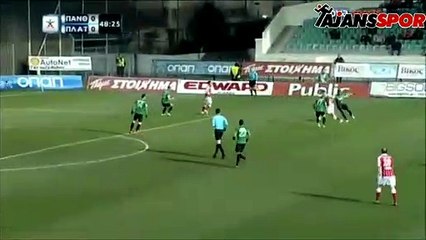 Yunan forvetten oscarlık performans!