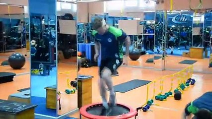 Konyaspor salonda çalıştı