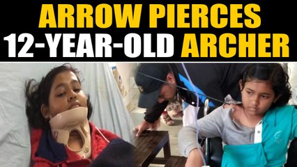 12-year-old Assam Archer airlifted to Delhi after arrow pierces her shoulder|Oneindia