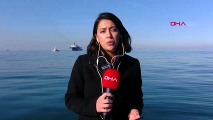 Kilyos'ta kayıpların tespit edildiği noktadan dha muhabiri elif yavuz'un anonsu