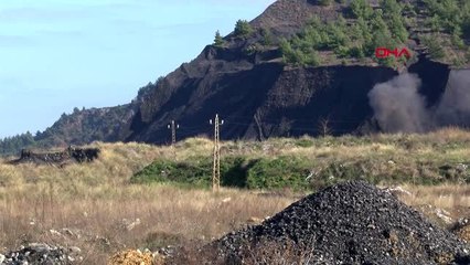Zonguldak kazıda bulunan top mermileri böyle imha edildi
