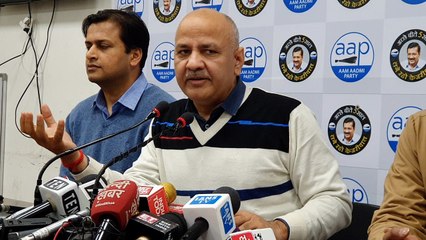If criminals move freely, BJP should be ashamed: Sisodia