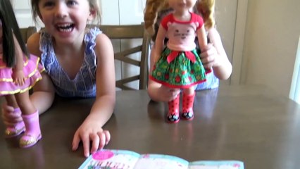 Download Video: American Meninas - Bonecas  - Dia Especial no Shopping com Sophia, Isabella e  Alice