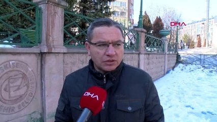 Eskişehir'de porsuk çayı, buz tuttu-2