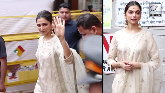 Deepika Padukone Visits Siddhivinayak Temple After Chhapaak Release