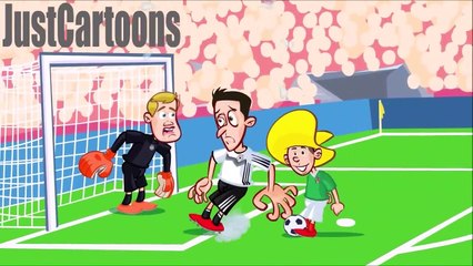 Almanya- Meksika maçı animasyon film oldu!