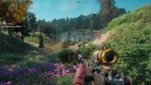 Far Cry ® New Dawn| Outpost Liberation:The Watering Hole (Undetected Kills) Difficulty 1| PC Gameplay