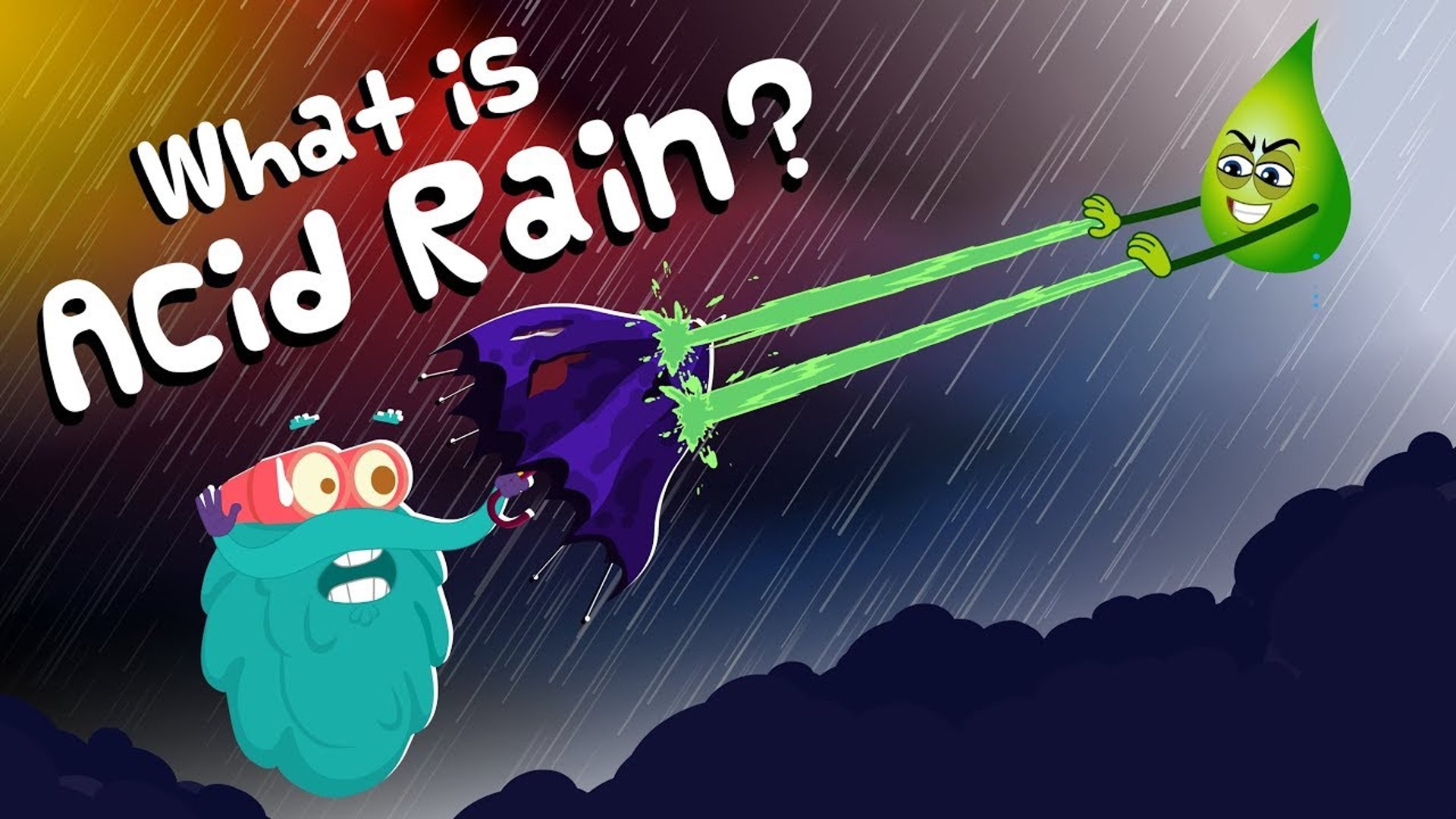 What is ACID RAIN? | Acid Rain | Dr Binocs Show | Kids Learning Video |  Peekaboo Kidz - video Dailymotion