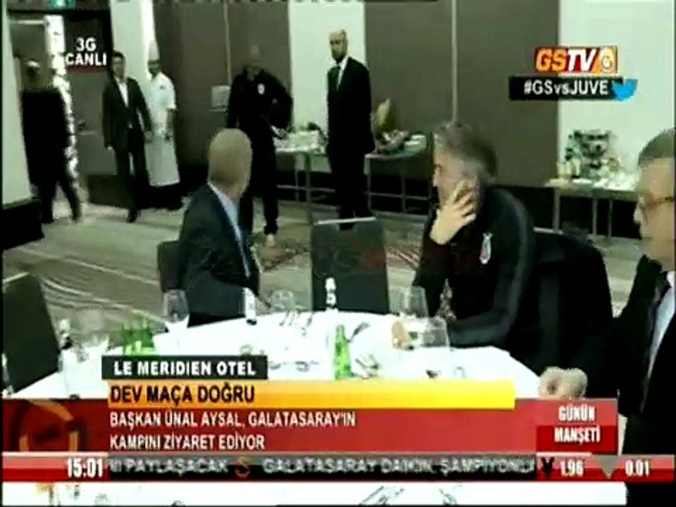 Aysal Juventus maçı öncesi Mancini ve Drogba ile görüştü!