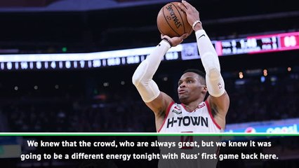 Chris Paul hails amazing atmosphere on Westbrooks return
