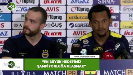 Jailson: "En büyük hedefimiz şampiyonluğa ulaşmak"