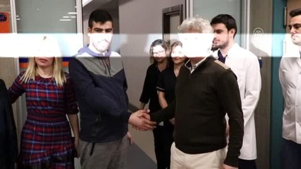 Çift kol nakli yapılan Yusuf Oğuz Şimşek taburcu edildi