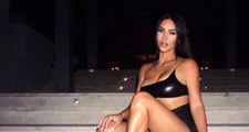 Kim Kardashian, iç çamaşırlı pozuyla hayranlarının yeni yılını kutladı