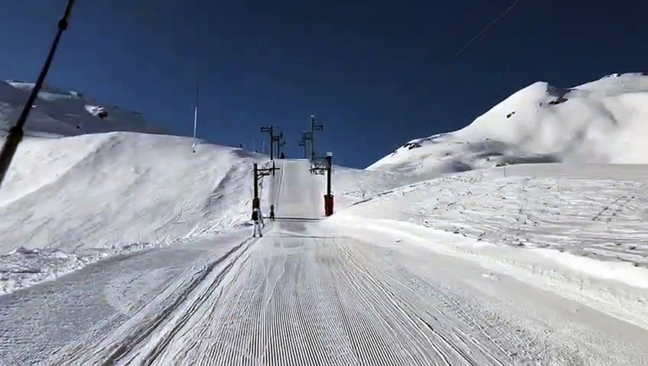 Vidéo - Montagne : conditions de ski royales sur les pistes !