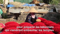 Le 'village de l'encens', un incontournable du Vietnam à l'approche du nouvel an lunaire