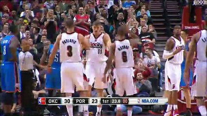 Oklahoma City Thunder 106-90 Portland Trail Blazers