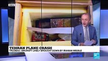 What grounds are there to hold Iran responsible for Tehran plane crash?