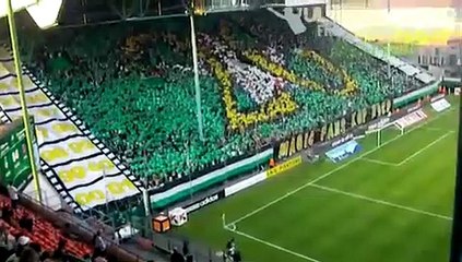 Futbol tarihine damga vuran taraftarlar! Saint-Etienne