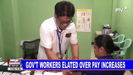 Gov't workers elated over pay increases