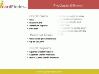 iCardFinder.com - Online Credit Card Applications & Off