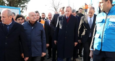 Cumhurbaşkanı Erdoğan Çamlıca Kulesi'nde incelemelerde bulundu