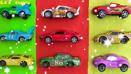 Disney Car Toys الحفار,لعب اطفال اسعاف, سيارة الإطفاء, شاحنات القمامة و سيارات الشرطة ومجموعة ألعاب