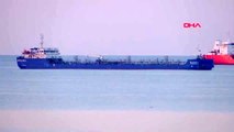 Kilyos'ta balıkçı teknesine çarpan tankeri kısırkaya'da bekliyor