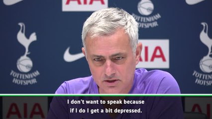 Speaking about Kane injury depresses Mourinho