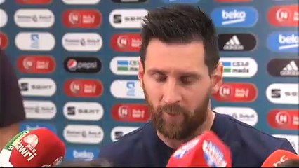 Messi: "Cometimos errores que nos llevaron a entregar el partido"