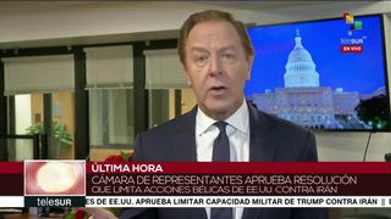 Cámara Baja aprueba resolución que limita acciones bélicas de Trump
