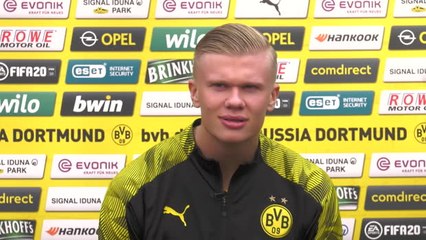 Haaland reveals why he snubbed Manchester United to join Dortmund