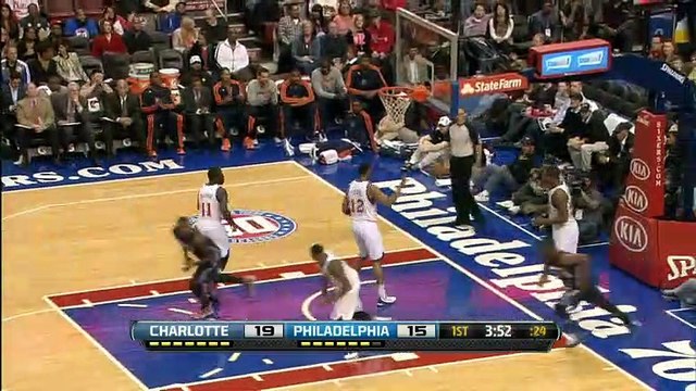 Charlotte Bobcats 92-100 Philadelphia Sixers