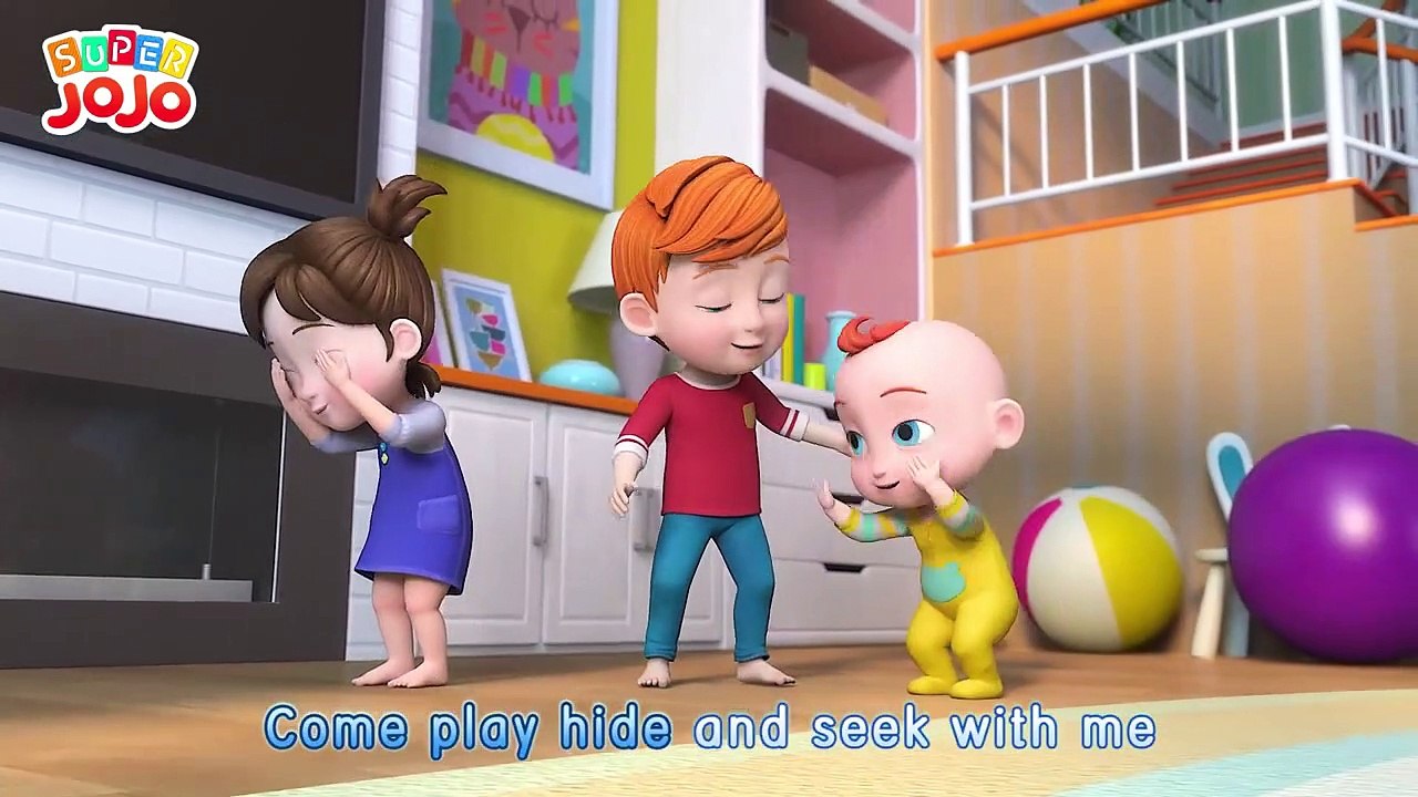 Peek A Boo Song Super JoJo & Kids Songs video Dailymotion