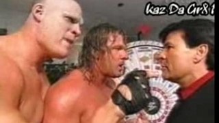 Bischoff Tries To Calm Triple H & Kane