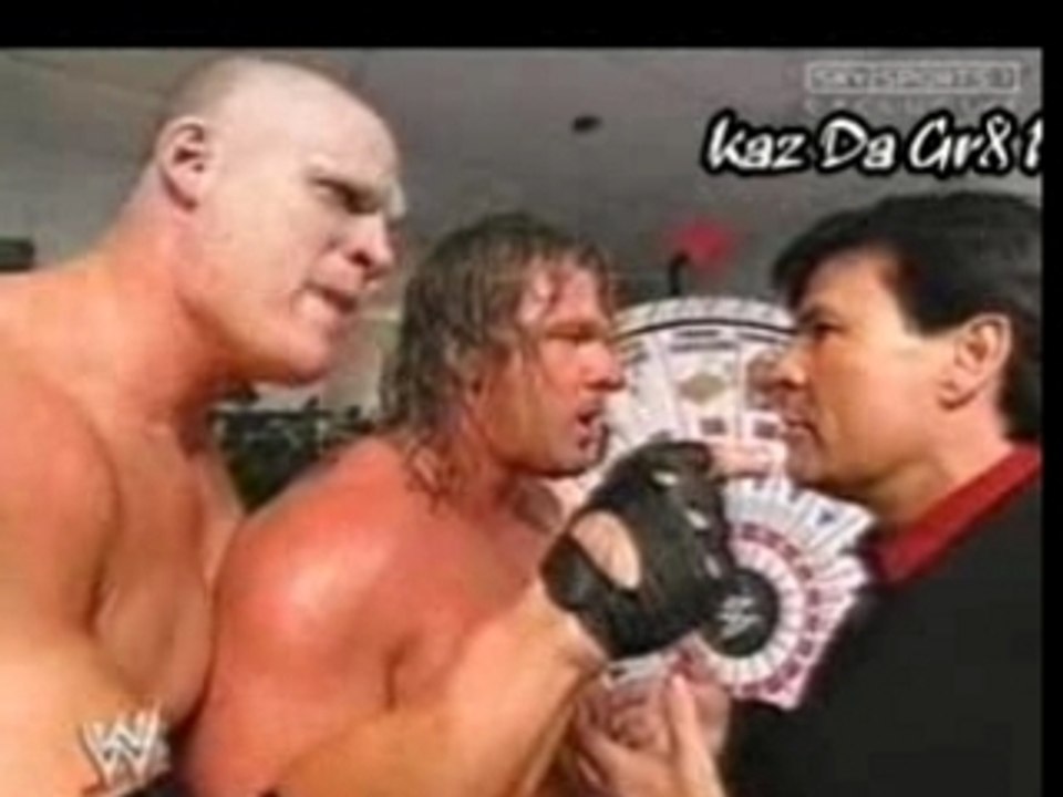 Bischoff Tries To Calm Triple H & Kane
