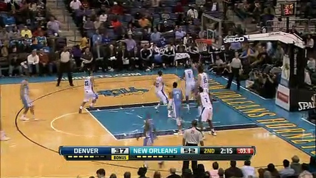 Denver Nuggets 86-110 New Orleans Hornets