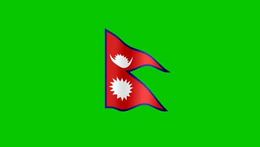 Nepal Flage Green Screen HD नेपालको झणडा - video dailymotion