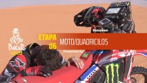Dakar 2020 - Etapa 6 (Ha’il / Riyadh) - Resumen Moto/Quadriciclos