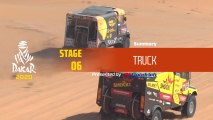 Dakar 2020 - Stage 6 (Ha’il / Riyadh) - Truck Summary