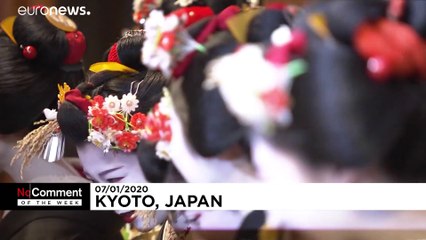Haftanın No Comment videoları: Yüzen e-bisiklet, Kyoto'da geyşaların dansı, Kara Nasıralı Festivali