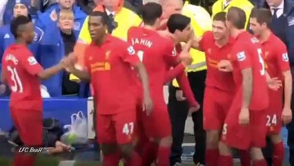 Luis Suarez gol sevinci